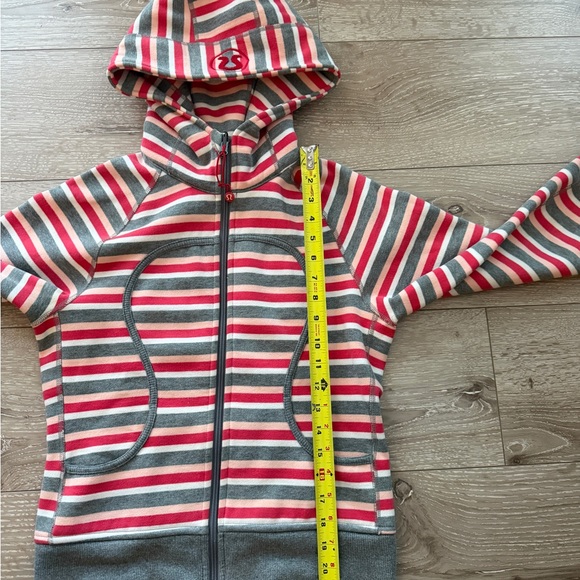 Womens Stripped Zip Up Lululemon Hoodie - Picture 4 of 5